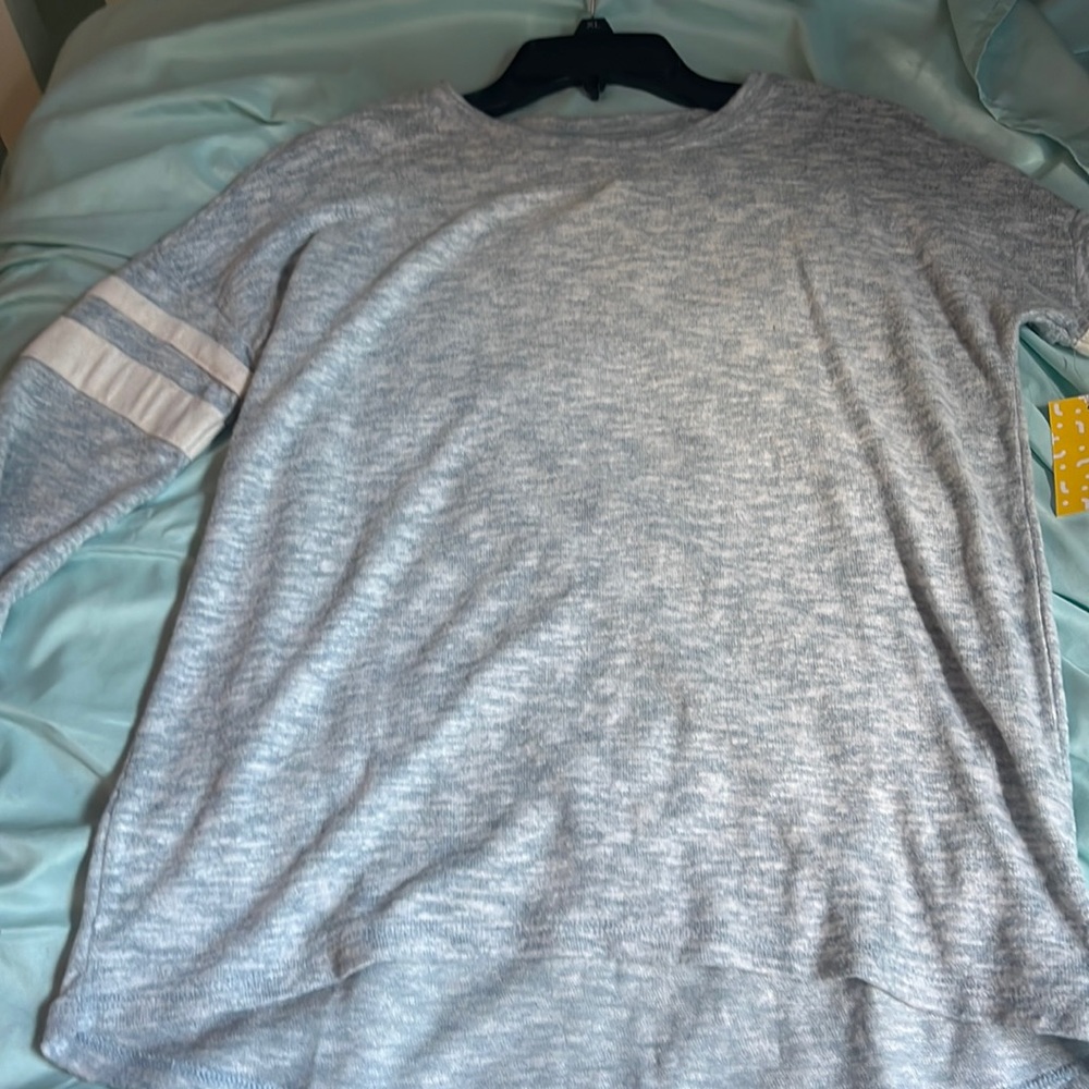The brushed varsity tonic light blue